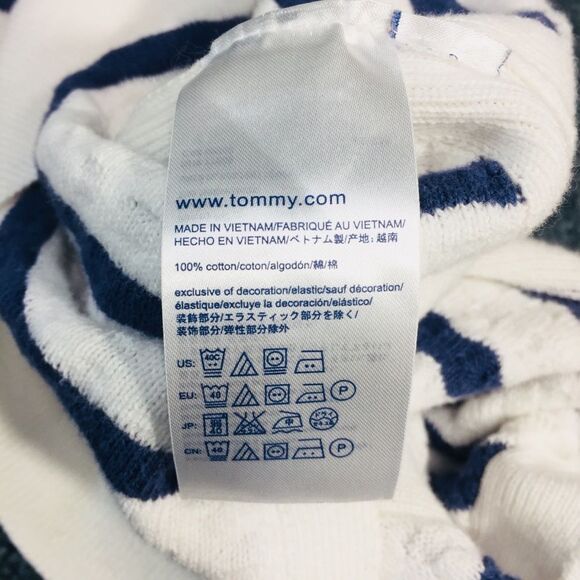 Tommy Hilfiger Striped Waffle Knit  Sweater Medium - Picture 7 of 7